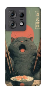 Чехол на Motorola Edge 50 Pro Hungry Cat фото 1 из 1