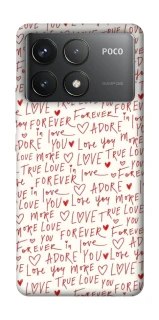 Чохол на Xiaomi Poco F6 Pro Love aesthetic ver.4 фото 1 з 1