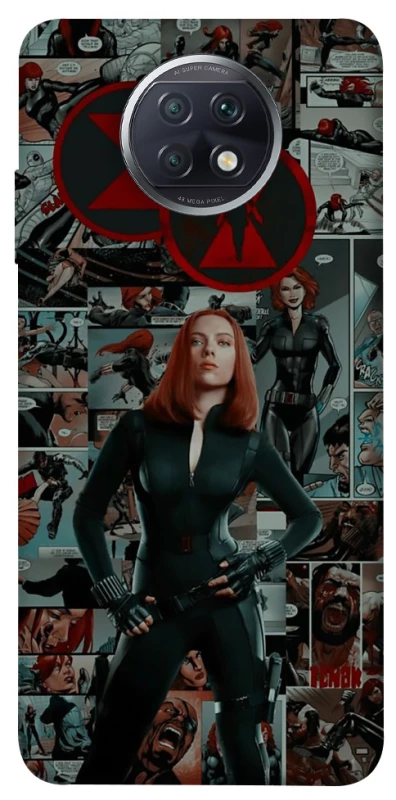Чохол на Xiaomi Redmi Note 9 5G / Note 9T Black Widow фото 1 з 1
