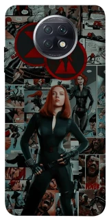 Чехол на Xiaomi Redmi Note 9 5G / Note 9T Black Widow фото 1 из 1