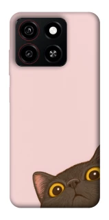 Чехол на ZTE Blade A35 4G Peeping cat фото 1 из 1