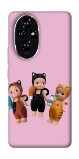 Чехол на Honor 200 Cat Cafe Trio фото 1 из 1