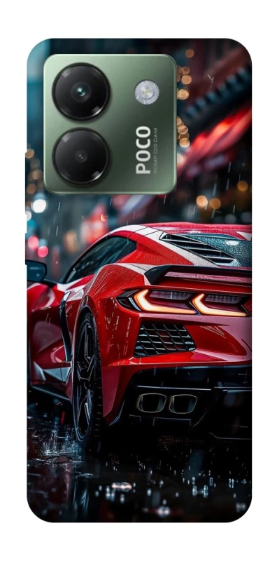 Чохол на Xiaomi Poco M7 pro 5G Red sports car фото 1 з 1