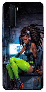 Чехол на OnePlus Nord Cyber girl фото 1 из 1
