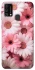 Чехол на Samsung Galaxy M21s Розовые цветы v2 фото 1 из 1