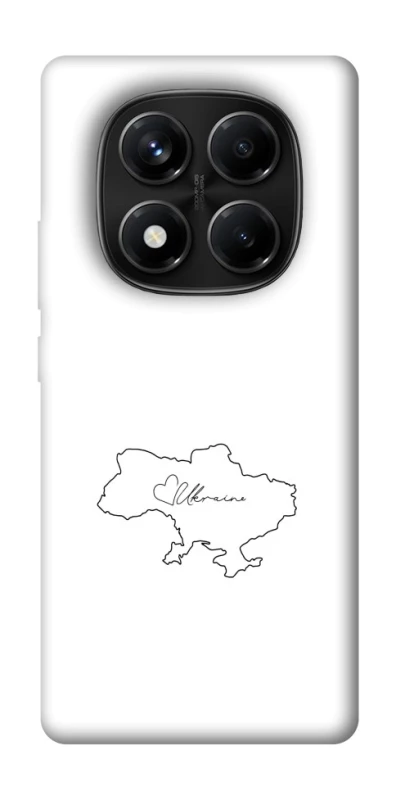 Чехол на Xiaomi Redmi Note 14 Pro 4G Ukraine map фото 1 из 1