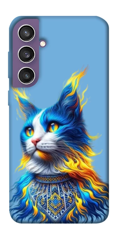 Чохол на Samsung Galaxy S23 FE Кіт патріот фото 1 з 1