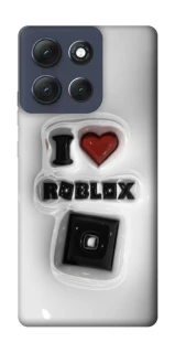 Чохол на Motorola Moto G86 Power I love Roblox фото 1 з 1