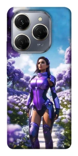 Чохол на TECNO Spark 20 Pro Cyber space girl ver.4 фото 1 з 1