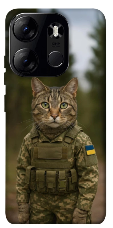 Чохол на Tecno Spark Go 2023 Кіт захисник фото 1 з 1