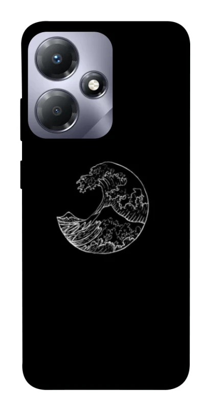 Чохол на Infinix Hot 30i Black tsunami фото 1 з 1