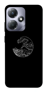 Чохол на Infinix Hot 30i Black tsunami фото 1 з 1