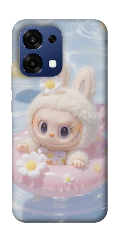 Чехол на Oppo A6 Pro 4G/5G Labubu swimming фото 2 из 2