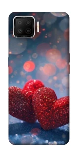 Чехол на Oppo A73 (2017) Red hearts фото 1 из 1