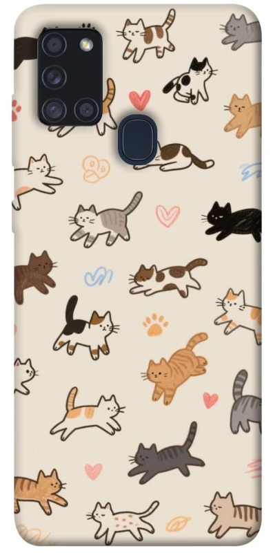 Чохол на Samsung Galaxy A21s Cat style ver.2 фото 1 з 1