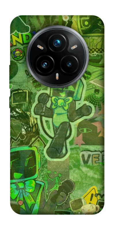 Чехол на Realme 14 Pro+ Dandysworld tv green theme фото 1 из 1