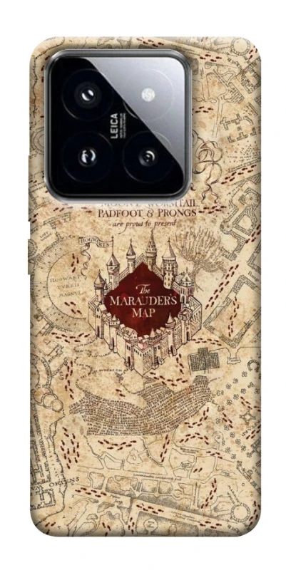 Чохол на Xiaomi 14 Pro Harry Potter Marauder's Map фото 1 з 1