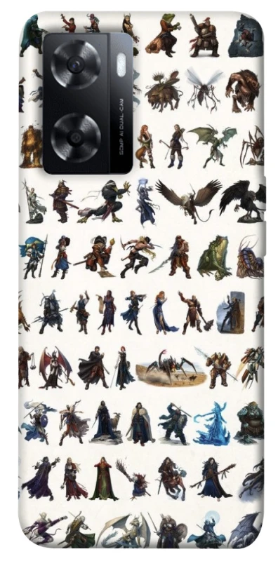 Чехол на Oppo A57s Character Selection фото 1 из 1