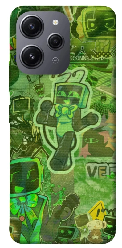Чохол на Xiaomi Redmi 12 Dandysworld tv green theme фото 1 з 1