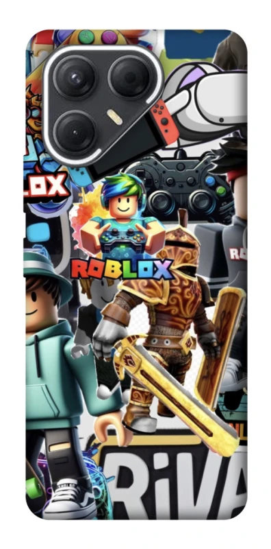Чехол на TECNO Pova 7 Roblox collage ver.1 фото 1 из 1