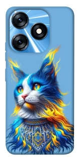 Чохол на TECNO Spark 10 Кіт патріот фото 1 з 1