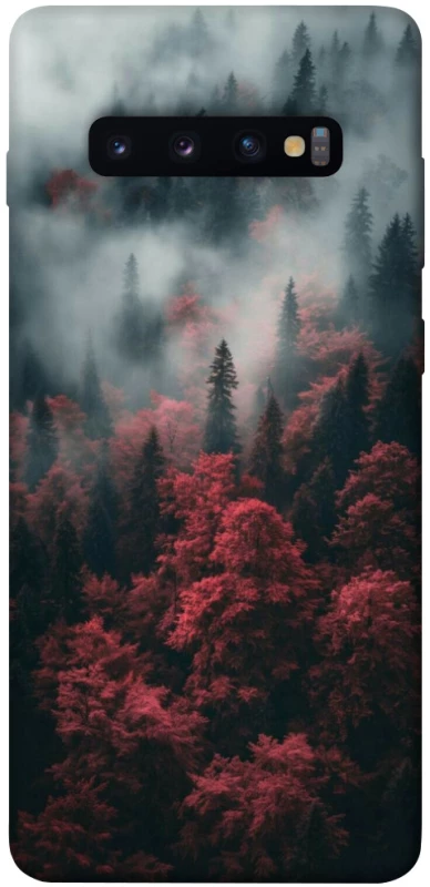 Чехол на Samsung Galaxy S10+ Red Wood фото 1 из 1