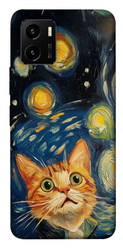Чохол на Vivo Y15s paint cat фото 1 з 1