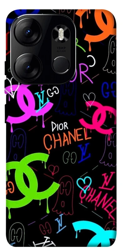 Чехол на Tecno Spark Go 2023 Fashion collage ver.5 фото 1 из 1