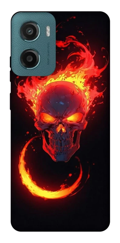 Чохол на Motorola Moto G06 Blood Skull фото 1 з 1