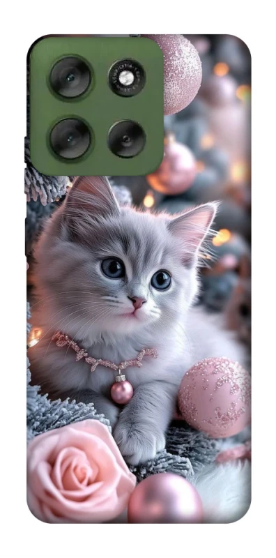 Чохол на Motorola Moto G56 5G Christmas Kitty фото 1 з 1