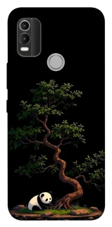 Чехол на Nokia C21 Plus Panda and tree фото 1 из 1