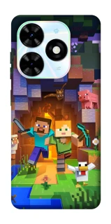 Чехол на TECNO Spark Go 2024 Minecraft game фото 1 из 1