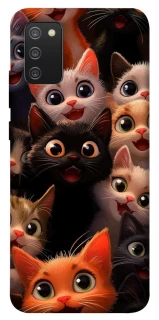 Чохол на Samsung Galaxy A02s happy cats фото 1 з 1