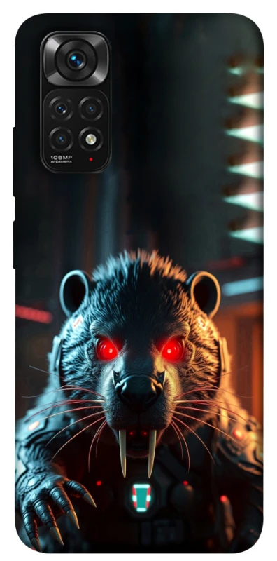 Чехол на Xiaomi Redmi Note 11 (Global) / Note 11S Cyber ​​beaver фото 1 из 1
