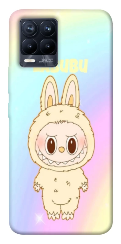 Чохол на Realme 8 Fluffy Rainbow Labubu фото 1 з 1