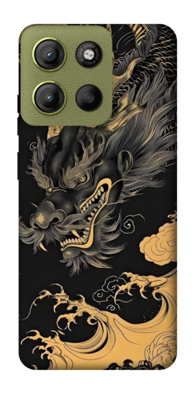 Чохол на Motorola Moto G15 4G gold dragon фото 1 з 1
