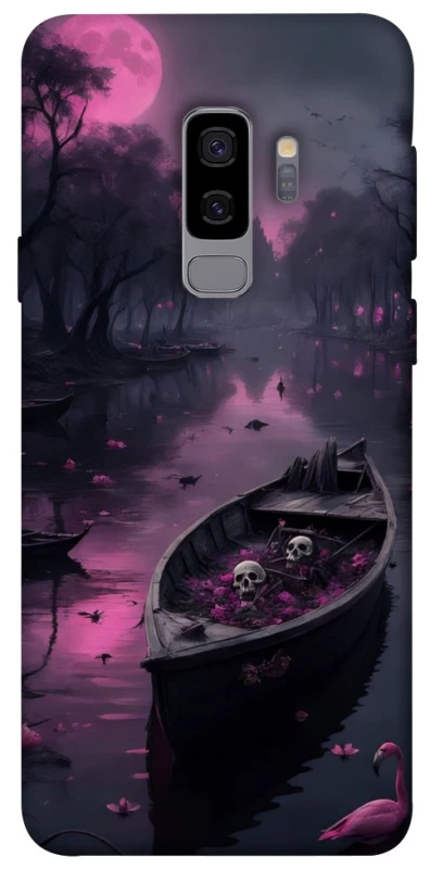 Чохол на Samsung Galaxy S9+ Boat and flamingo фото 1 з 1