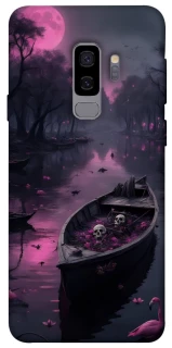 Чехол на Samsung Galaxy S9+ Boat and flamingo фото 1 из 1