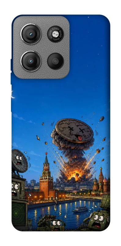 Чохол на Motorola Moto G15 4G Moscow never sleeps ver.8 фото 1 з 1