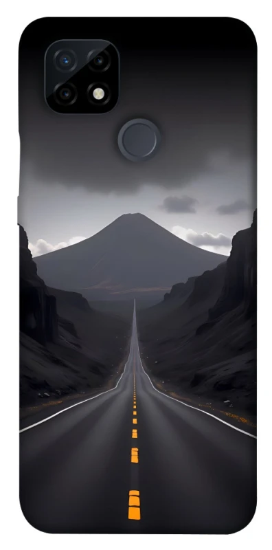 Чохол на Realme C21 Black mountains фото 1 з 1
