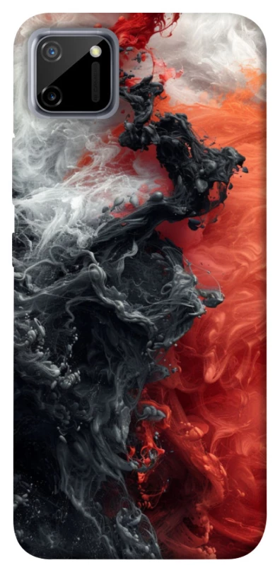 Чехол на Realme C11 Black and Red фото 1 из 1