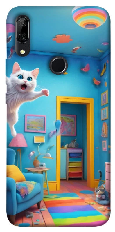 Чохол на Huawei P Smart Z crazy cat фото 1 з 1