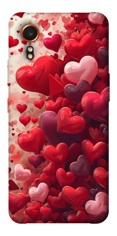 Чохол на Samsung Galaxy Xcover7 Many hearts фото 1 з 1