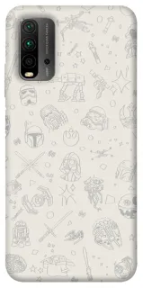 Чохол на Xiaomi Redmi 9T Star Wars background ver.1 фото 1 з 1