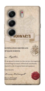 Чехол на Tecno Camon 40 The Hogwarts acceptance letter фото 1 из 1