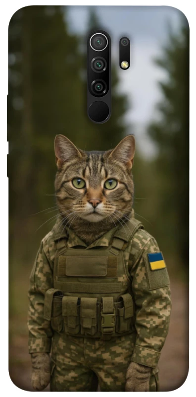 Чохол на Xiaomi Redmi 9 Кіт захисник фото 1 з 1