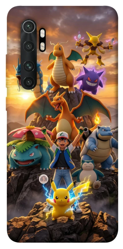 Чехол на Xiaomi Mi Note 10 Lite Pokemon фото 1 из 1