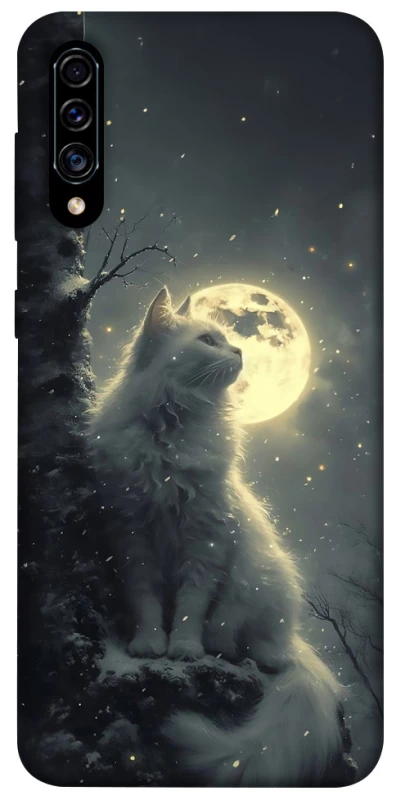 Чохол на Samsung Galaxy A50 (A505F) / A50s / A30s Кіт під місяцем фото 1 з 1