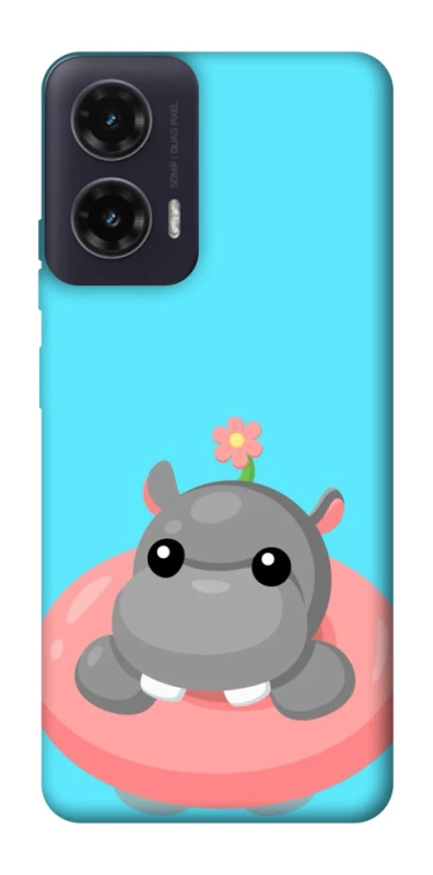 Чехол на Motorola Moto G35 Adopt Me Hippo Floatie фото 1 из 1
