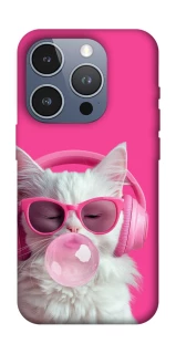 Чехол на Apple iPhone 16 Pro Pink kitty фото 1 из 1